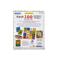 First 100 Numbers and Shapes Bingo Game