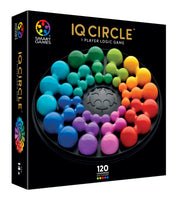 SmartGames IQ Deluxe: Circle - 120 Challenges Featuring a Deluxe Travel Case for Ages 14 - Adult
