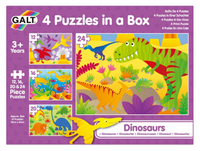 4 Puzzles in a Box - Dinosaurs