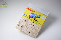 3D-puzzle coloring Airplane