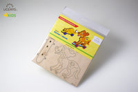 3D-puzzle coloring Kitten&Puppy