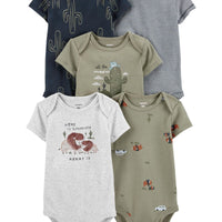 Baby 5-Pack Short-Sleeve Bodysuits