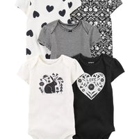 Baby 5-Pack Short-Sleeve Bodysuits