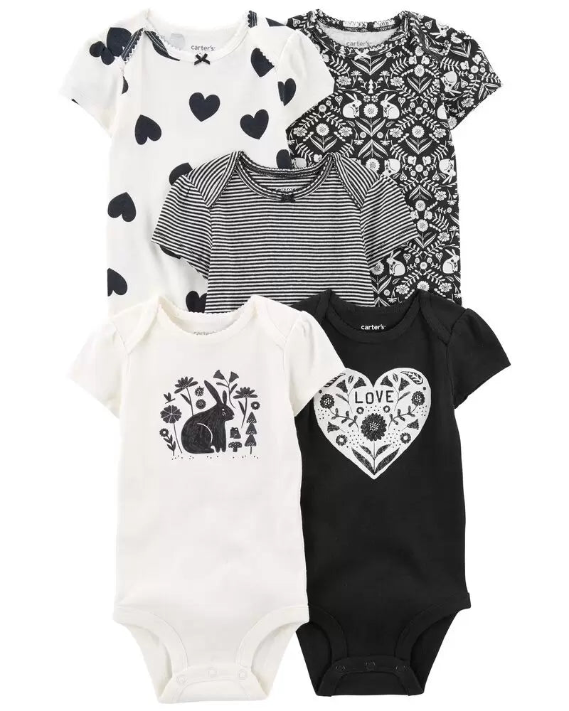 Baby 5-Pack Short-Sleeve Bodysuits