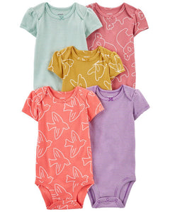 5-Pack Short-Sleeve Bodysuits