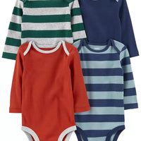 Baby 4-Pack Long-Sleeve Bodysuits