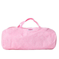 Pack-and-Play Crib for Dolls, Pink Hearts