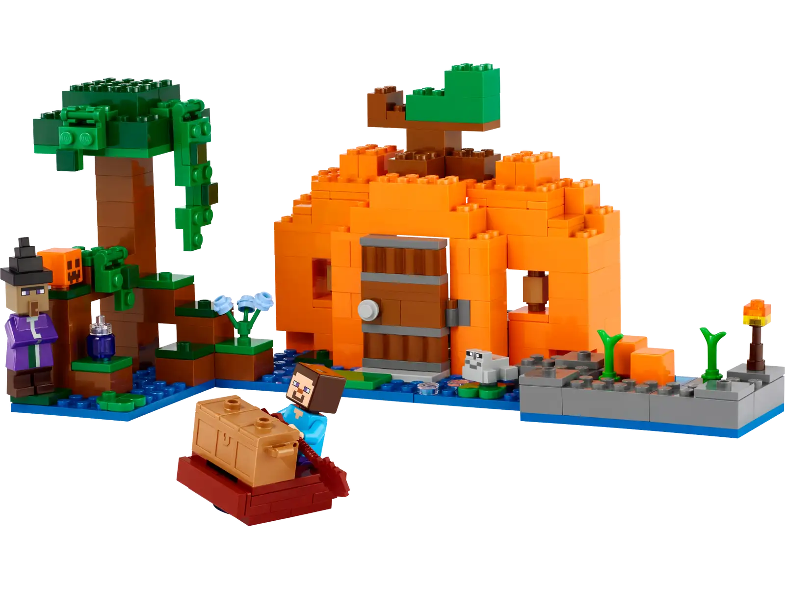 Lego best sale minecraft train