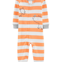 Toddler 1-Piece Rhino 100% Snug Fit Footless PJs