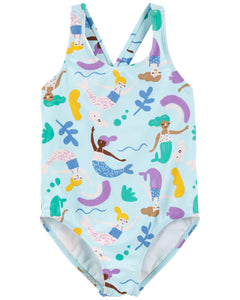 Toddler Mermaid 1-Piece Swimsuit