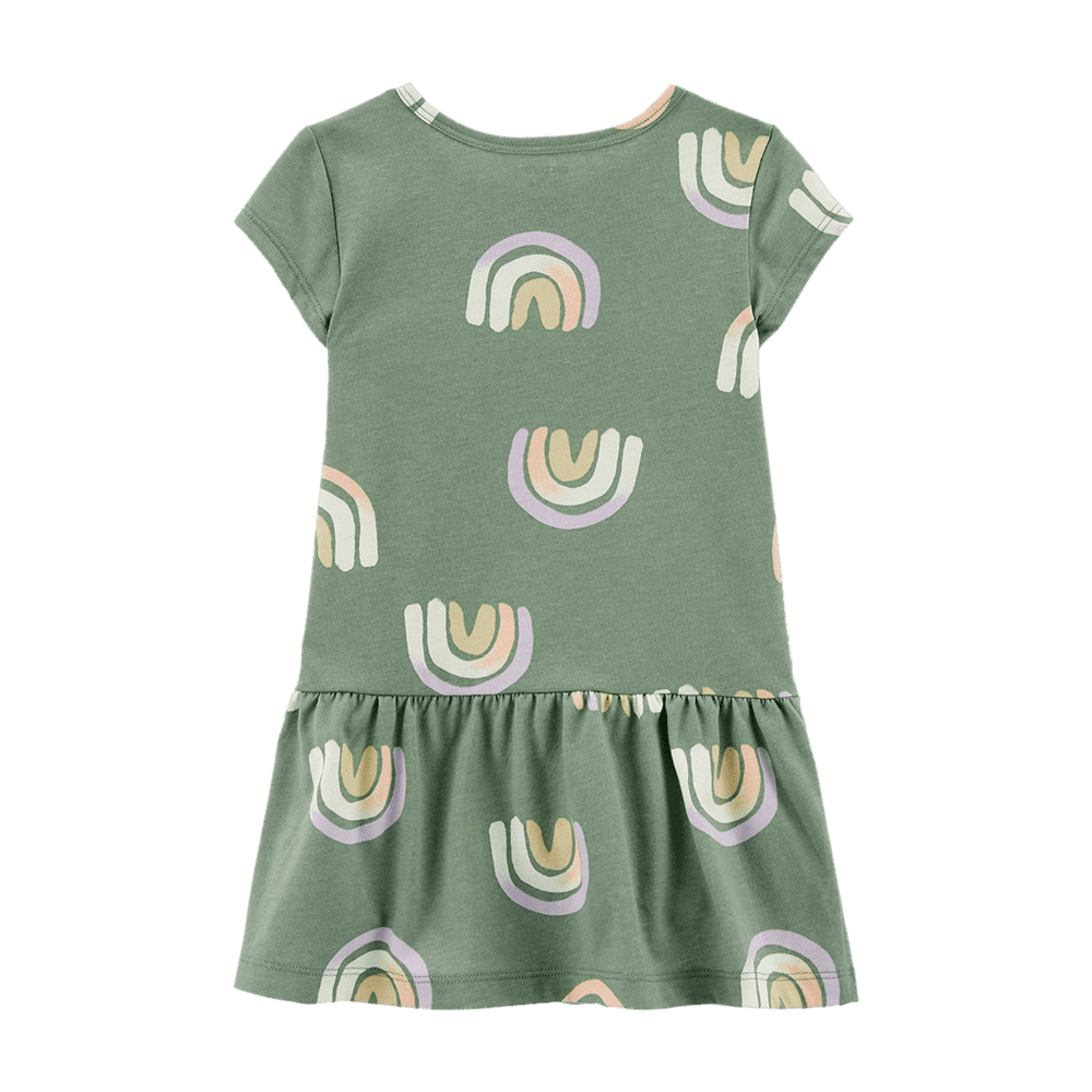 Toddler Rainbow Jersey Dress