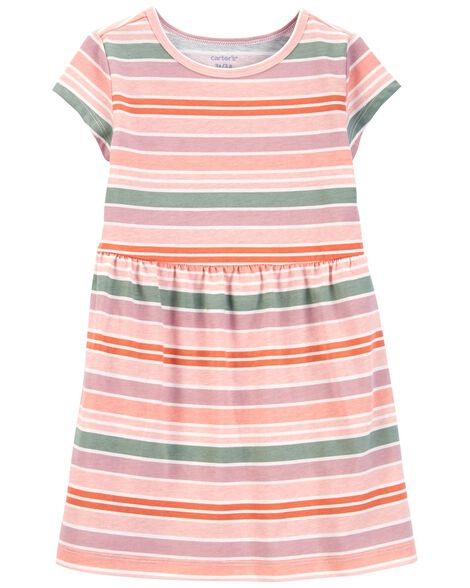 Toddler Striped Jersey Dress