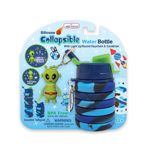 Camo Collapsible Water Bottle Hot Focus