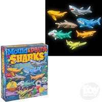 Mould & Paint/Glow-In-The-Dark Sharks