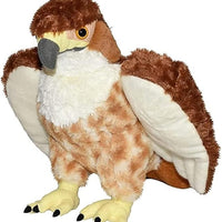 Wild Republic Red Tailed Hawk Plush, Stuffed Animal, Plush Toy, Gifts Kids, Cuddlekins, 12 Inches