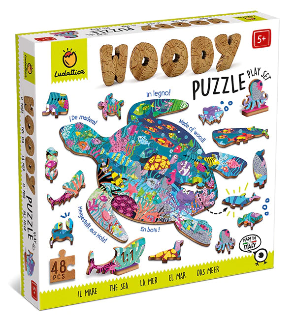 Ludattica - Woody Puzzle - Ocean