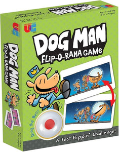 Dog Man Flip-o-Rama Card Matching Game, Based on The Dog Man Books Series, for 2 or More Players Ages 6 and Up