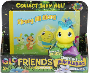 Playskool Glo Friends Strong All Along! - Storytime with Bumblebug - Book with Glowing Toy