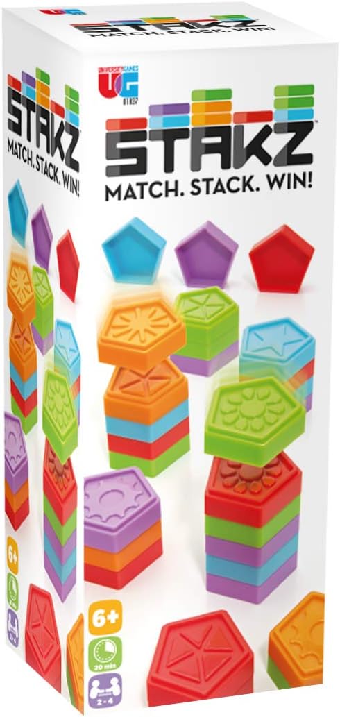 Stakz, Match-Stack-Win! The Tile-Laying Family Strategy Game for 2 to ...