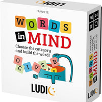 Ludic Words in Mind Game: Choose the category and build the word! | Word game | For 2-4 players | Age 7+
