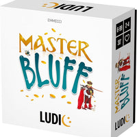 LUDIC MasterBluff Board Games for Kids, Teens, Adults, Family, Friends Ages 8-99 Years Old, Party Games, Fun Party Games for 3-5 Players, Birthday