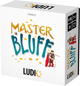 LUDIC MasterBluff Board Games for Kids, Teens, Adults, Family, Friends Ages 8-99 Years Old, Party Games, Fun Party Games for 3-5 Players, Birthday