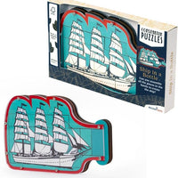 Constantin Ship in a Bottle Puzzle Brainteaser - an Assemble The Ship Challenge, Ages 14 - Up