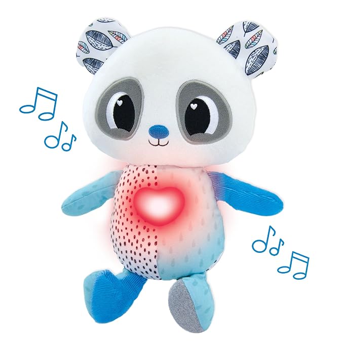 Lamaze Soothing Heart Panda Baby Snuggle Toy Calming Heartbeat