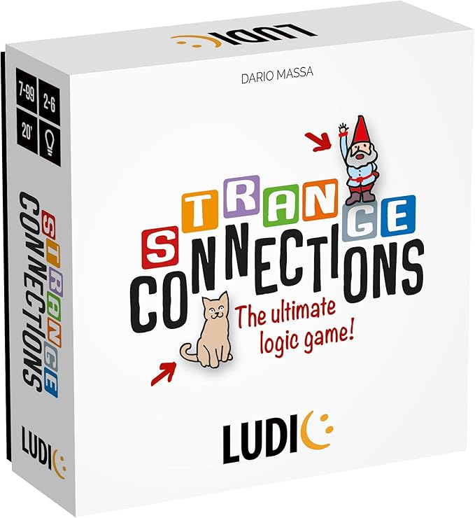 Ludic Strange Connections A Logical-Creative Challenge Mu53450 Family Board Game For 2-6 Players Made In Italy