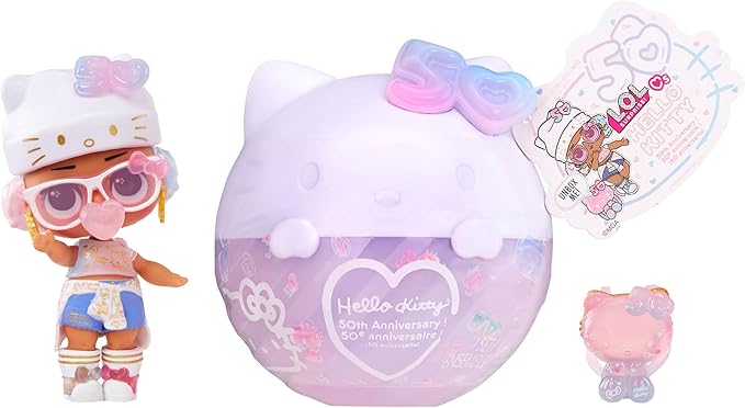 LOL Surprise Hello Kitty Crystal Cutie Doll with 7 Surprises