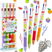 Tri-Color Smens- Patented Gourmet Scented Pens, 4 Count