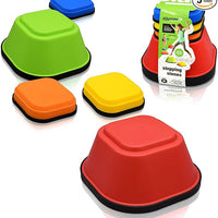 Balance Stepping Stones Obstacle Course for Kids - Set of 5 Colorful Kids Stepping Stones in 2 Fun Sizes - Perfect Indoor & Outdoors Play Equipment for Children Ages 3+