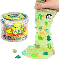 Crazy Aaron's Slime Charmers® - Dino Dew - Bright Green Water Slime, Sensory Toys for Kids - Creative and Endless Fun, Stress Relief Therapy, Gifts for Girls and Boys - Made in USA