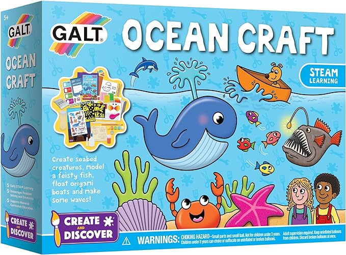 Create and Discover - Ocean Craft, Craft Kits for Kids, Ages 5 Years Plus