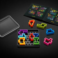 SmartGames IQ Deluxe: Square - 120 Challenges Featuring a Deluxe Travel Case for Ages 14 - Adult