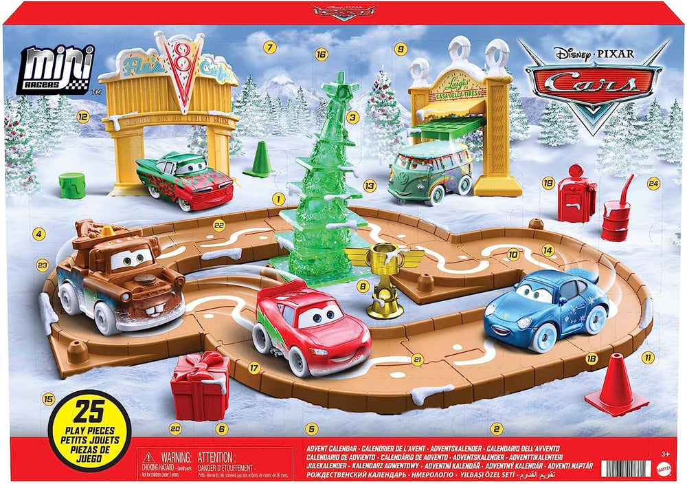 Disney and Pixar Cars Toys Mini Racers Advent Calendar