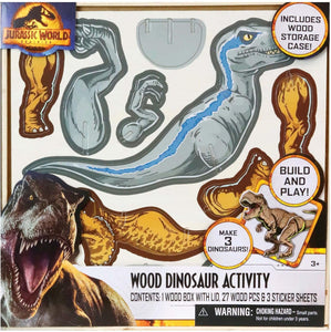 Jurassic World Dominion Wood Dinosaur Activity
