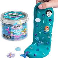 Crazy Aaron's Slime Charmers® - Mermaid Magic - Teal Cloud Slime, Sensory Toys for Kids - Creative and Endless Fun, Stress Relief Therapy, Gifts for Girls and Boys - Made in USA
