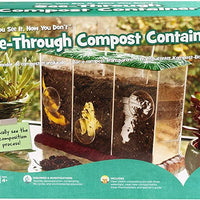 Educational Insights See-Through Compost Container, STEM Toy for Homeschool or Classroom, Ages 4+