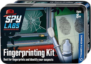 Thames & Kosmos Spy Labs Inc: Fingerprinting Kit Identify, Collect, Analyze Fingerprint Evidence | Essential Tools and Tricks of The Trade from The Detective Gear Experts for Young Investigators