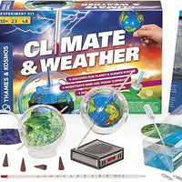 Thames & Kosmos Climate & Weather Science Kit | Learn About Climate Change, Global Warming, Ocean Currents | 23 Stem Experiments | 48 Page Color Manual | Winner Dr. Toy Best Green Toy Award