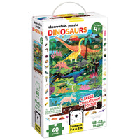 Dinosaur Puzzle - 60-Piece Floor Puzzle with Seek and Find Activity