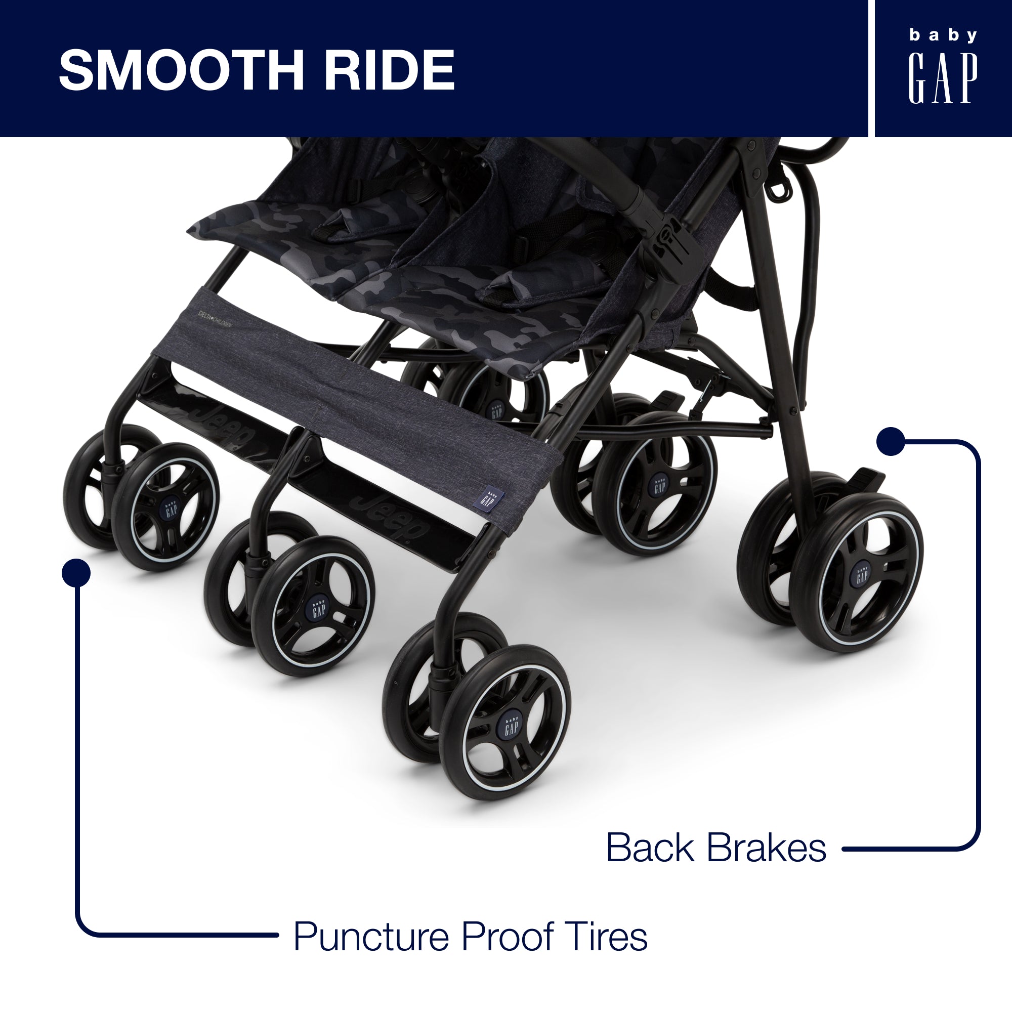 baby gap classic stroller babyGap Classic Side-by-Side Double Stroller