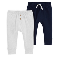 Infant Boy's 2-Pack Cotton Pants