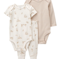 Infants 3-Piece Bodysuit Set