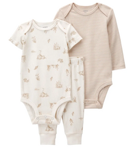 Infants 3-Piece Bodysuit Set