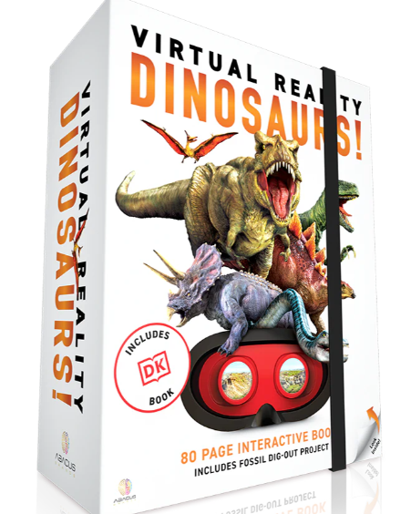 VIRTUAL REALITY DISCOVERY GIFT SET W/ DK BOOK - Dinosaurs