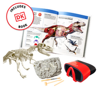 VIRTUAL REALITY DISCOVERY GIFT SET W/ DK BOOK - Dinosaurs
