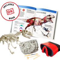 VIRTUAL REALITY DISCOVERY GIFT SET W/ DK BOOK - Dinosaurs