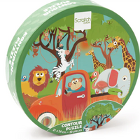 Contour Puzzle - Safari